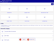 Tablet Screenshot of akshitaenterprises.com